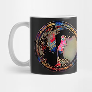 Framed Dream of Vitrail Pour la facade de la Boutique Fouquet Mug